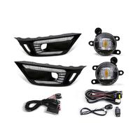 Fanale Fendinebbia Luci Diurne A LED Bianche Auto DRL Indicatori Direzione Gialli, Fendinebbia Paraurti Anteriore 12 V Per Ford Per Ranger Per Raptor 2022 Fendinebbia(DRL Set Yellow)