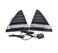 Fanale Fendinebbia Per Ford Per Focus 3 2012 2013 2014 2015, stile auto, set di luci diurne a LED DRL con fendinebbia Fendinebbia