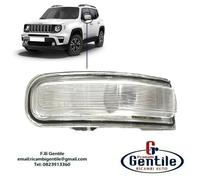 FANALE FRECCIA SINISTRA SX BIANCA SPECCHIO RETROVISORE JEEP RENEGADE DAL 2014