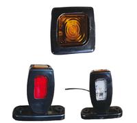 Fanale ingombro LED base piana 3 funz. corpo gomma - 1 PZ Osculati - 02.022.26