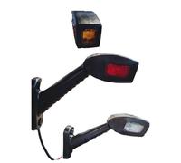 Fanale ingombro LED sx 3 funzioni corpo gomma - 1 PZ Osculati - 02.022.24