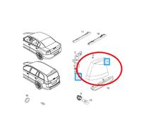 FANALE LUCE FARO POSTERIORE SINISTRO OPEL VECTRA C Z02 BERLINA 93175445 13131001