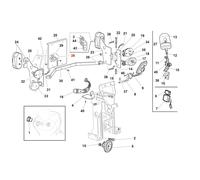 Fanale luce targa trattorino modelli PG SR ORIGINALE GIANNI FERRARI 00777802000