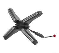 Fanale luminoso X-Style da 4 W per Ninebot per zt3, lampada anteriore leggera per scooter, luce notturna in ABS