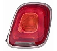 Faro Fanale Posteriore per Fiat 500x 2015 Bordo Cromato Lucido Sinistro