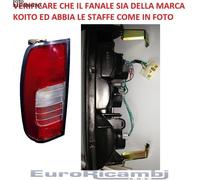 FANALE PER NISSAN NAVARA D22 PICK-UP 97-05 MOD KOITO CON RETRONEBBIA SINISTRO