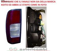 FANALE PER NISSAN NAVARA D22 PICK-UP 97-05 SENZA RETRONEBBIA SINISTRO