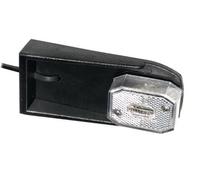 FANALE POSIZIONE BIANCO CON SUPPORTO ACCESSORI RIMORCHIO CARRELLO