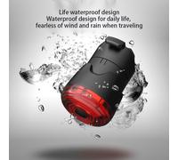 Fanale posteriore a LED con lente a cupola per una maggiore visibilità laterale