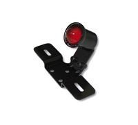 Fanale posteriore a LED HIGHSIDER smart OLD SCHOOL TYP3, nero, vetro rosso, con