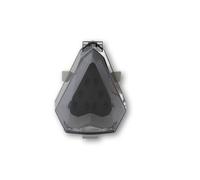 HIGHSIDER fanale posteriore a LED smart nero Yamaha Style, omologato E (1 pz), nero