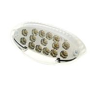 FANALE POSTERIORE A LED IN VETRO TRASPARENTE PER PEUGEOT LUDIX