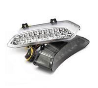 Fanale posteriore a LED per motocicletta Indicatore di direzione integrato di stop adatto per Yamaha YZF R1 2002 2003 / ATV Raptor 700 (Lente di fumo)
