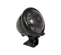 Fanale posteriore a LED stile Bates. Nero. Lente fumé.