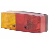 Fanale posteriore alogeno Hella dx 158x51mm con luce stop e indicatore