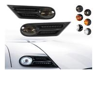 Fanale posteriore auto Indicatore laterale per Maker LED per luce di segnale per BMW per MINI per COOPER R56 R57 R58 R59 2007-2013 OEM 63137260202 63137260201(Carbon Smoke)