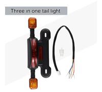 Fanale Posteriore Bici Elettrica LED con Tre Funzioni Freno Segnale Guida