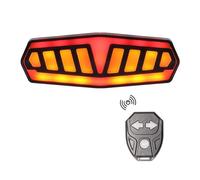 Fanale posteriore bici impermeabile con telecomando wireless e più opzioni di i