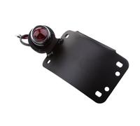 Fanale Posteriore Con Supporto Targa Montato Verticalmente Curvo Universale Da