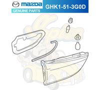 Fanale posteriore coperchio bagagliaio lato guida sinistro Mazda 6 2014-16 GH...