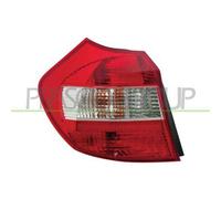 Prasco Fanale posteriore BMW Serie 1 E87/E81 2004-2007 Destro senza porta lampada Bianco-Rosso