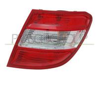 Prasco Fanale posteriore destro Mercedes C-Class W204 2007-2010 Bianco/Rosso Senza portalampada