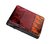 Fanale posteriore esterno Set 2 Luci Posteriori Fanali Posteriori Per Auto Luci Avvertimento DC 12V Parti Posteriori Per Rimorchio Camion Barca 8 LED Fanale Posteriore Per Auto Gruppo Fanale Posterior