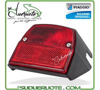 Fanale Posteriore Fanalino Luce Gemma e Lampadina 6V per Piaggio Si 50 1979-1999