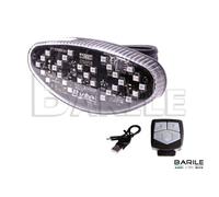Fanale Posteriore / Freccia Senza Fili Wireless Ricaricabile + Telecomando Bici