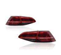 Fanale Posteriore Gruppo Ottico Posteriore Per VW Per Golf 7 Per GTI Retrofit Fanale Posteriore Completo 7,5 Pollici Con Flusso D'aria Luce Direzione Luci Posteriori(Rosso,2013-2017)