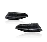 Fanale Posteriore Gruppo Ottico Posteriore Per VW Per Golf 7 Per GTI Retrofit Fanale Posteriore Completo 7,5 Pollici Con Flusso D'aria Luce Direzione Luci Posteriori(Nero,2013-2017)