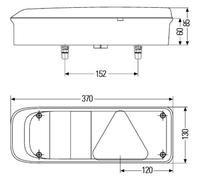 Fanale posteriore HELLA 2VP 340 930-031