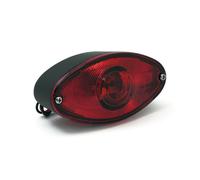 Fanale Posteriore MCS Cateye Nero Per Harley-Davidson Con Omologazione E