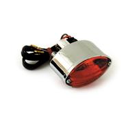 Fanale posteriore mini cateye cromo universale