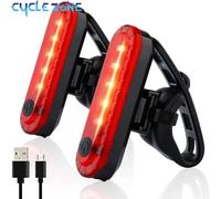 Fanale posteriore per bici Fanali posteriori ultra luminosi ricaricabili tramite USB adatti alla bicicletta Facile da installare per la sicurezza del ciclismo