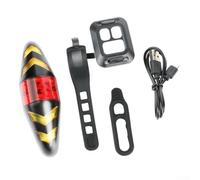 Fanale posteriore per bicicletta con telecomando wireless, 1 pezzo, indicatori di direzione lampeggianti per mountain bike e bici da strada, segnale a mani libere, maggiore visibilità per pendolari