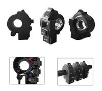 Fanale posteriore per bicicletta elettrica, con indicatore di direzione, pratico materiale ABS, adatto per vari scooter (A)