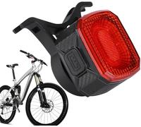 Fanale posteriore per bicicletta, freno di sicurezza, lampada ricaricabile con sensore, impermeabile, accessori da ciclismo per bambini, uomini, donne, sentieri di montagna, strade cittadine, mattina
