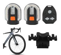 Fanale posteriore per bicicletta, indicatore di direzione con , ricarica USB, luce di sicurezza posteriore, dispositivo di avvertimento ad alta visibilità, per mountain bike, sentiero, anziani