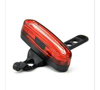 Fanale posteriore per bicicletta ricaricabile tramite USB 120 lumen, impermeabile, con 6 modalità luce rossa e blu per la sicurezza del ciclismo