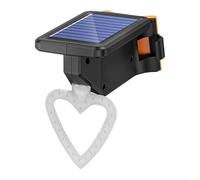 Fanale posteriore per bicicletta ricaricabile tramite USB, con sensore automatico e illuminazione LED multi-modalità, progettato per una guida notturna sicura (a forma di cuore)