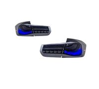 Fanale Posteriore Per BMW F30 2013-2018 LED Freno Acqua Scorrevole Flicker Fanali Posteriori Luci Retromarcia Coppia Gruppo Fanale Posteriore Auto Fanali Posteriori(Pair of Blue)