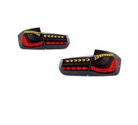 Fanale Posteriore Per BMW F30 2013-2018 LED Freno Acqua Scorrevole Flicker Fanali Posteriori Luci Retromarcia Coppia Gruppo Fanale Posteriore Auto Fanali Posteriori(Pair of Smoked)