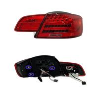 Fanale Posteriore Per BMW Serie 3 E92 E93 Gruppo Fanale Posteriore Accendere La Lampada Della Luce Diurna LED Di Modifica Per M3 Fanali Posteriori(A red base 4)