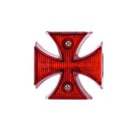 Fanale Posteriore Per Moto Cross Surround ABS Con Lente Rossa Targa Per Bike Fanali Posteriori