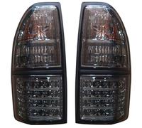 Fanale Posteriore Per Toyota Prado Per Land Cruiser 90 1997-2002 Luce Posteriore A LED Auto Indicatore Di Direzione Spia Stop Fendinebbia Fanale Posteriore Sinistra Destra Fanale Posteriore LED(Gray)