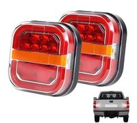 Fanale Posteriore Quadrato 28 LED per Rimorchi e Camion con Design Impermeabile