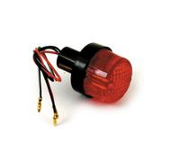 Fanale posteriore retrò. Senza luce targa. Nero universale.