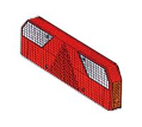 Fanale Posteriore Rimorchio Universale 7 Funzioni - Con Catadiottro Dx=Sx