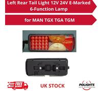 Fanale posteriore sinistro 12V 24V marcato E 6 funzioni per camion MAN TGX TG...